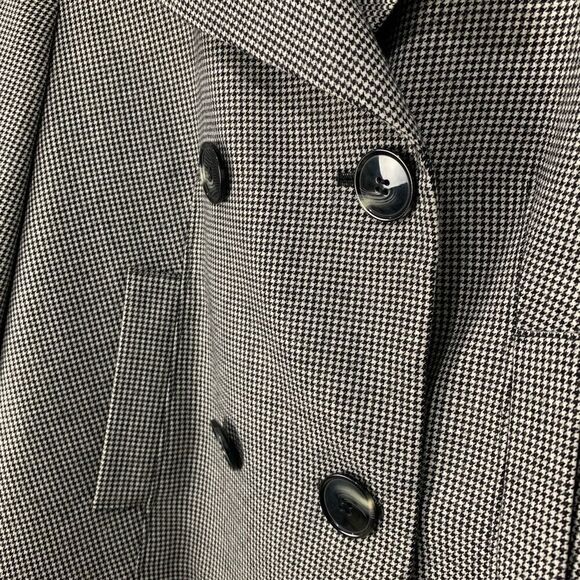 Jones New York Collection Blk/Wht Pattern Blazer - Picture 6 of 9